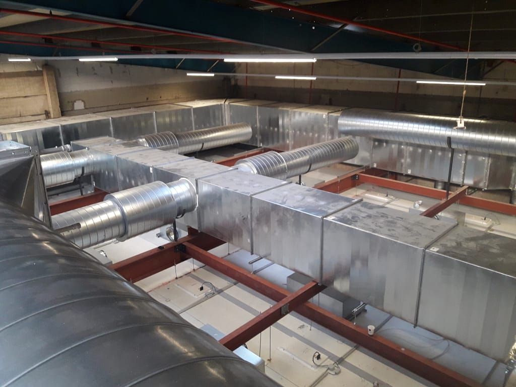 gaines de ventilation