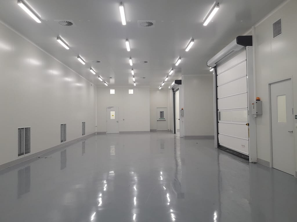 salle blanche spatiale de grand volume