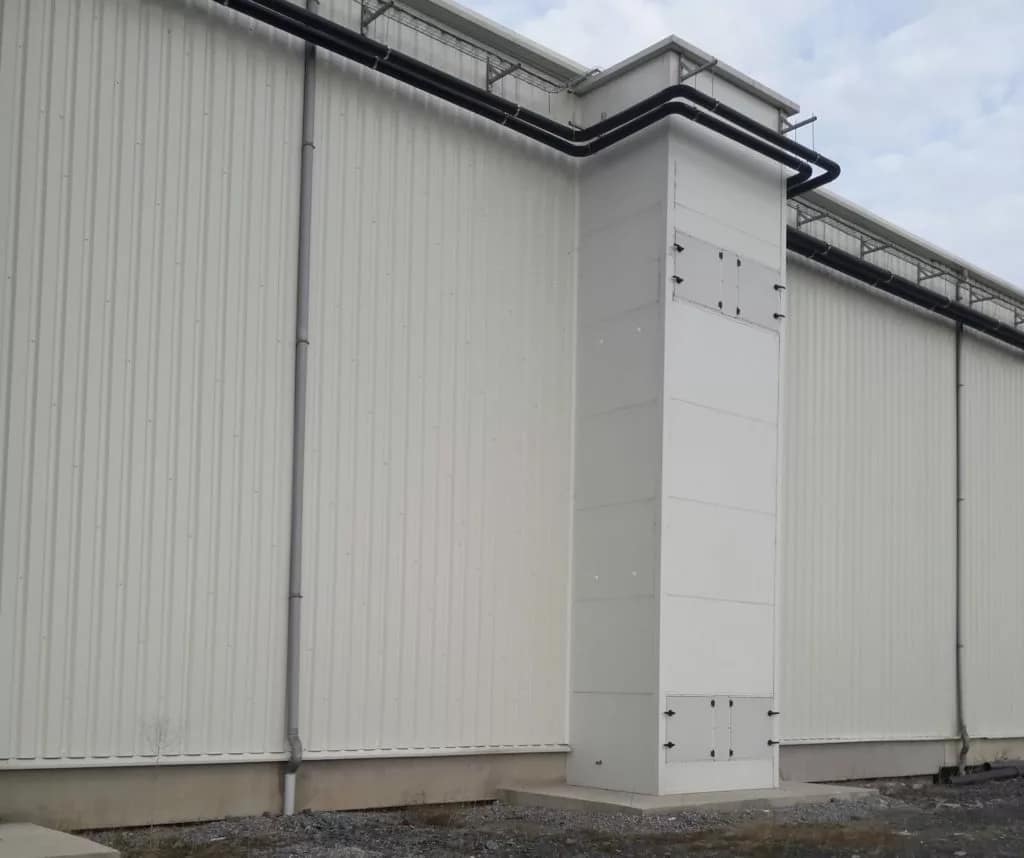 centrale verticale à la sonaca