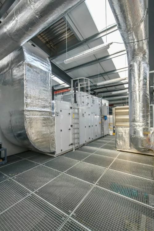 centrale flux d'air horizontal à la sonaca