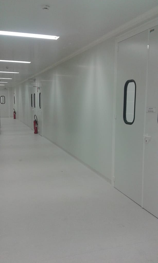 couloir salle blanche