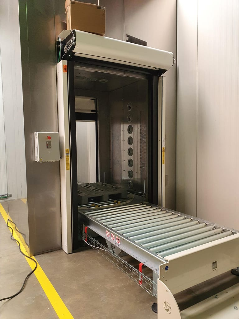 douche à air pour le matériel