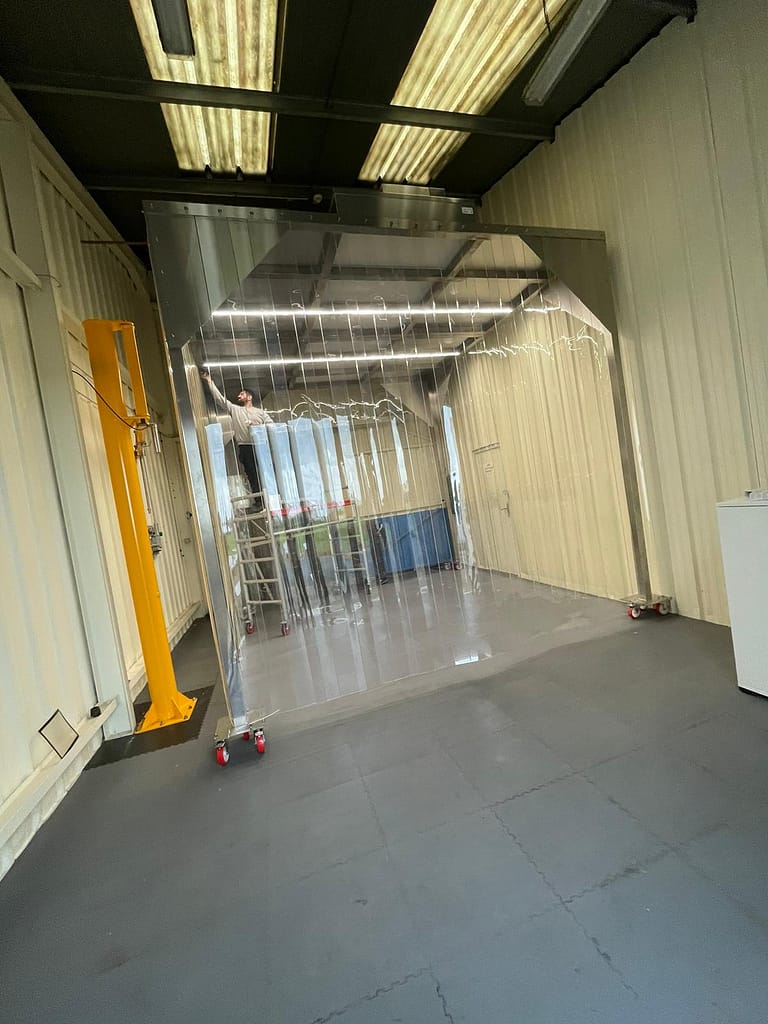 tente à flux laminaire ISO 7