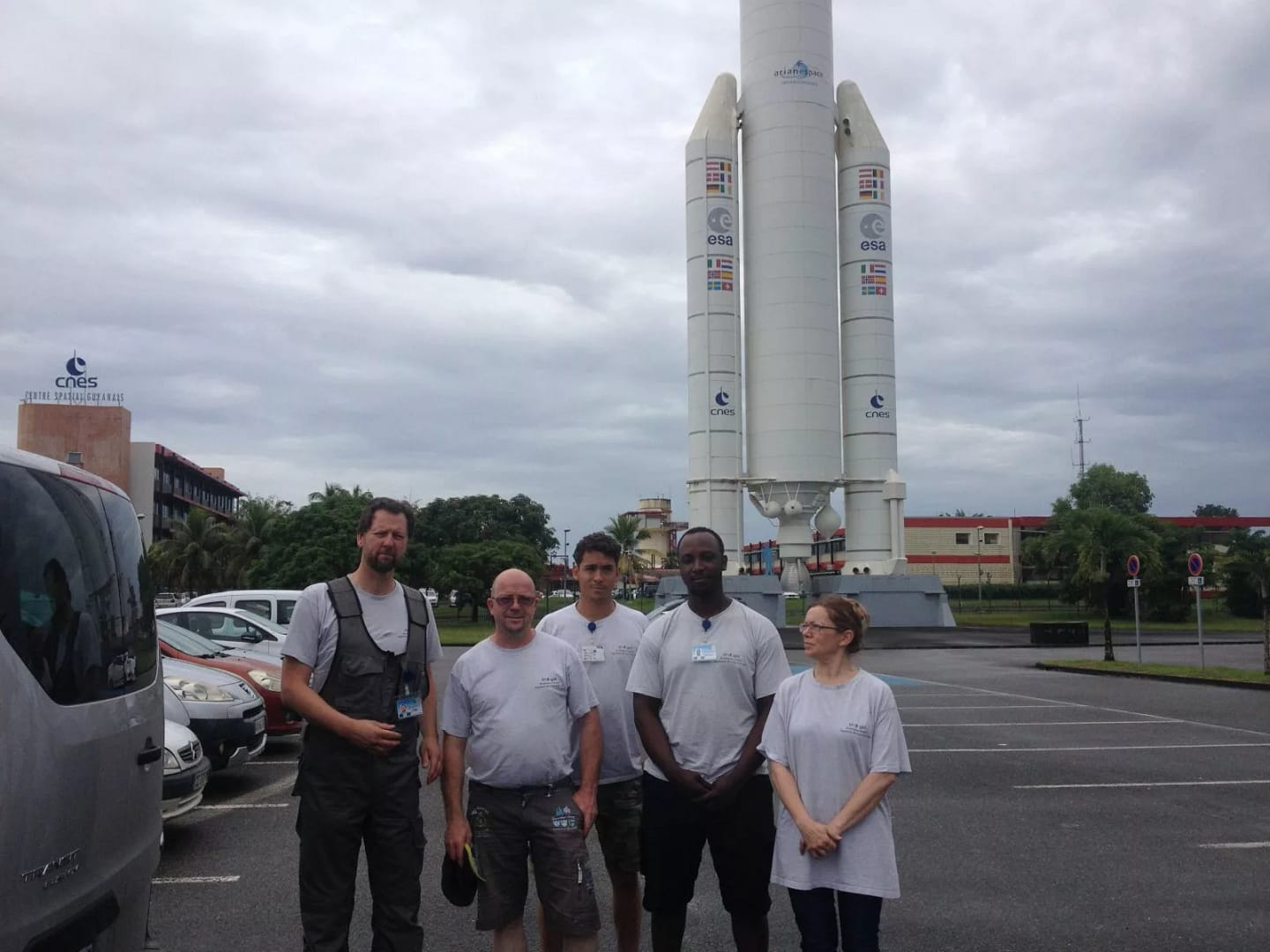 notre équipe pour le CNES à KOUROU