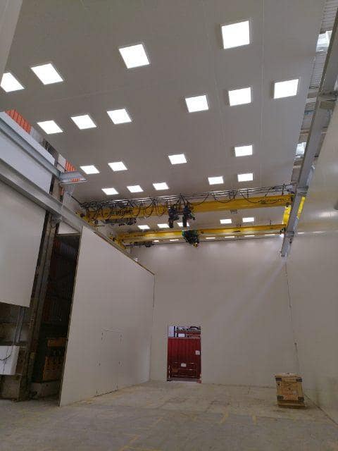 salle climatisée en panneaux sandwic