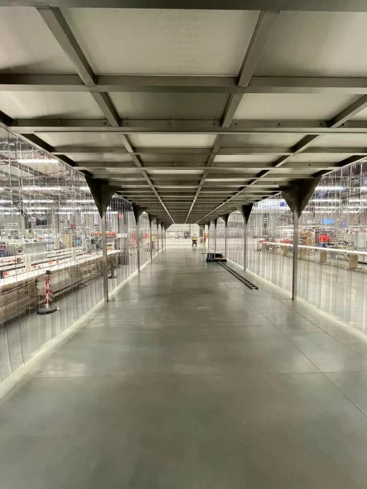 plafond ISO 7, exemple de salle new space